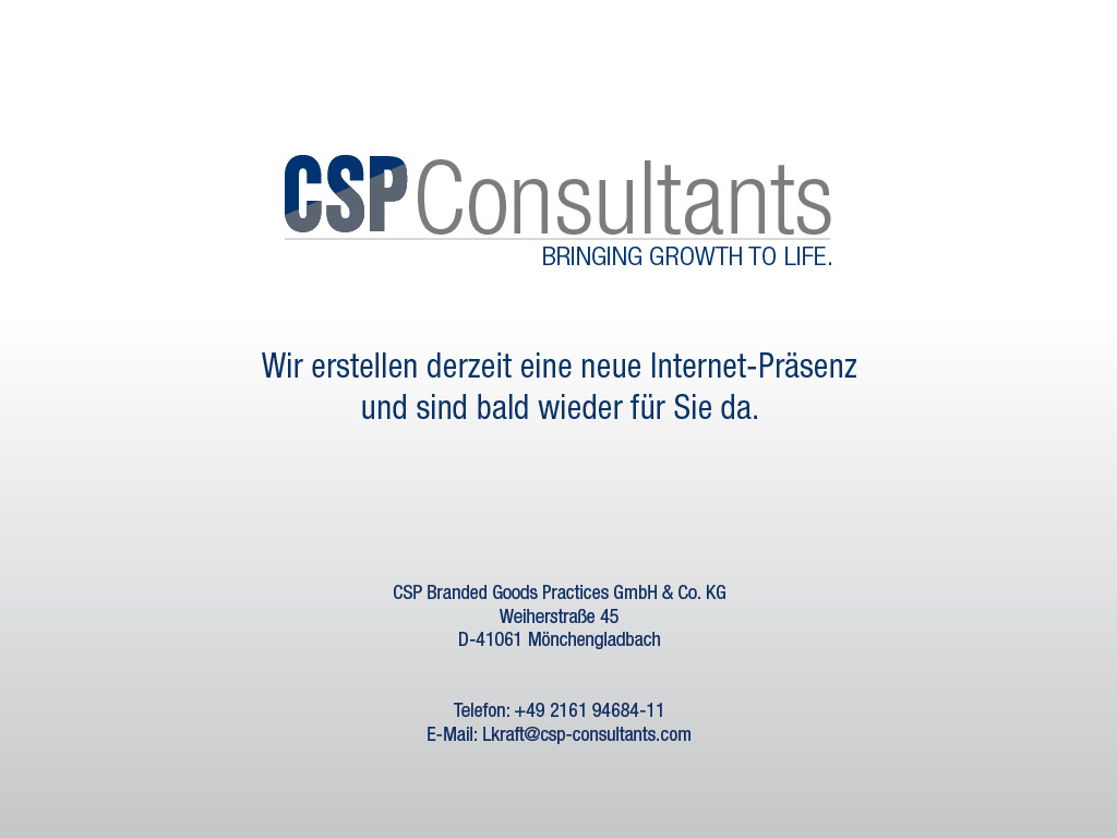 CSP Branded Goods Practices